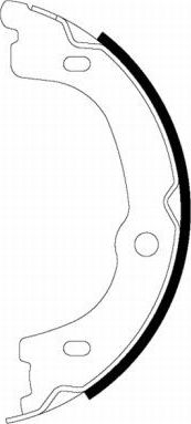 Тормозные колодки (стояночная тормозная система) Textar. Артикул 91075300