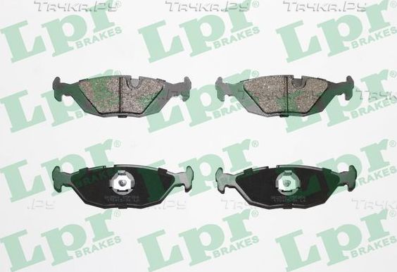 Тормозные колодки LPR задние для Saab 900 I 1986-1993. Артикул 05P306