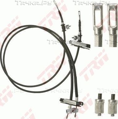Трос ручника (тросик ручного тормоза) TRW. Артикул GCH3026
