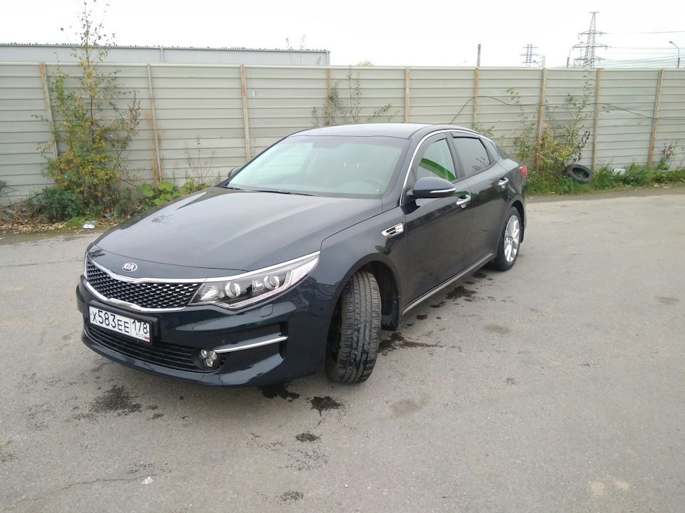 Дефлекторы Heko для окон Kia Optima IV 2015-2020. Артикул 20171