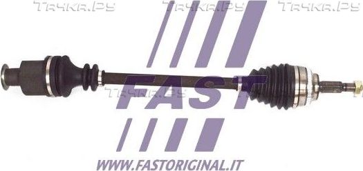Полуось (привод в сборе, приводной вал) Fast правая для Renault Clio II 2001-2013. Артикул FT27162