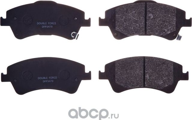 Колодки тормозные дисковые Double Force. Артикул DFP3479
