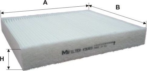 Салонный фильтр MFilter. Артикул K 9069