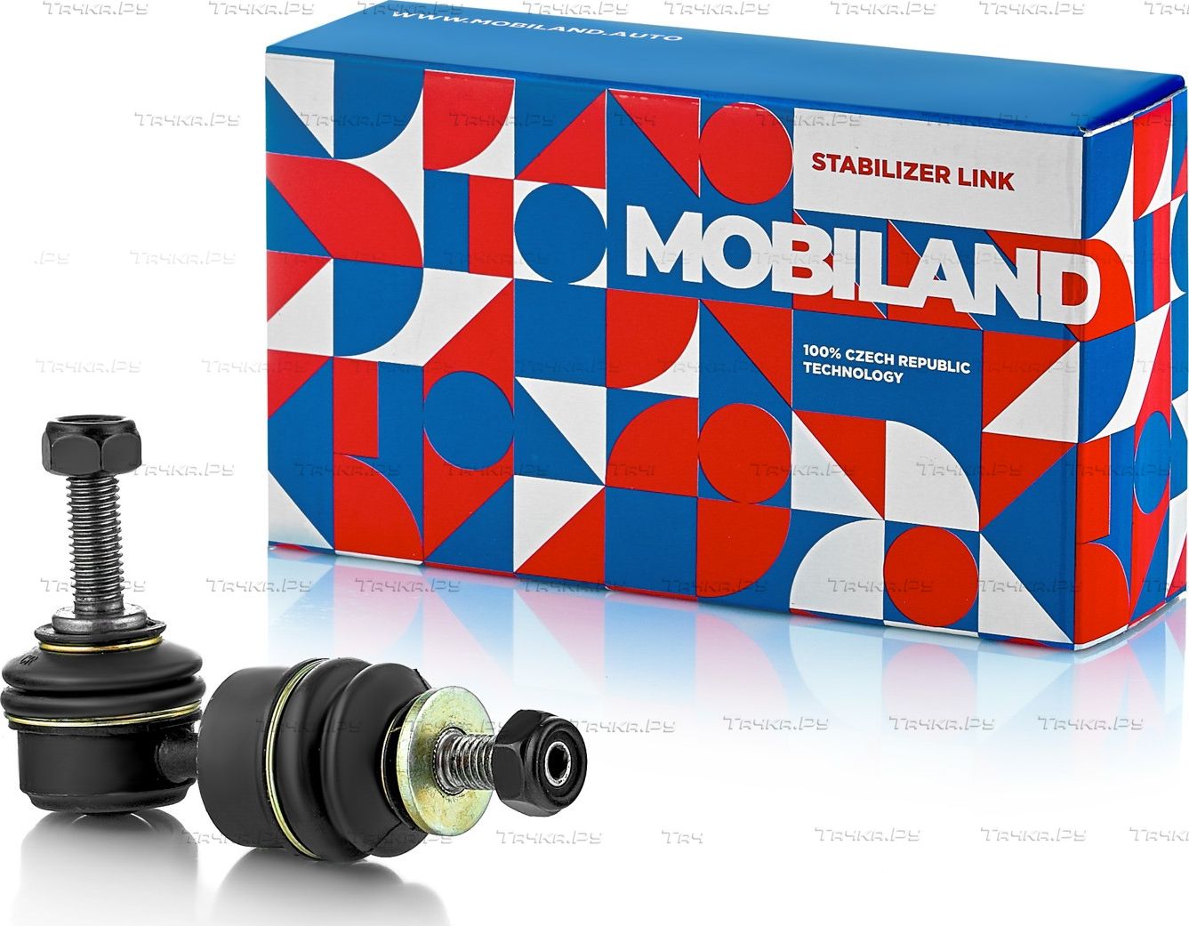 Стойка (тяга) стабилизатора Mobiland задняя для Mazda 5 I (CR) 2005-2010. Артикул 127202780