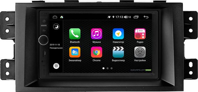 Установочный комплект: головное устройство NaviPilot 2DIN с экраном 7" Android 9, DSP, аппаратные кнопки, энкодер для Kia Mohave 2008-2026. Артикул NPD9L-WR-837-07 Mohave