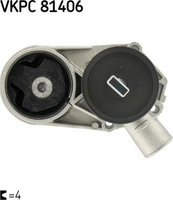 Помпа (водяной насос) SKF для Skoda Favorit 1992-1997. Артикул VKPC 81406