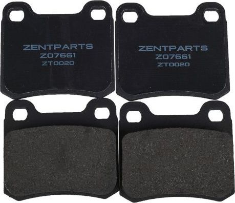 Тормозные колодки Zentparts. Артикул Z07661