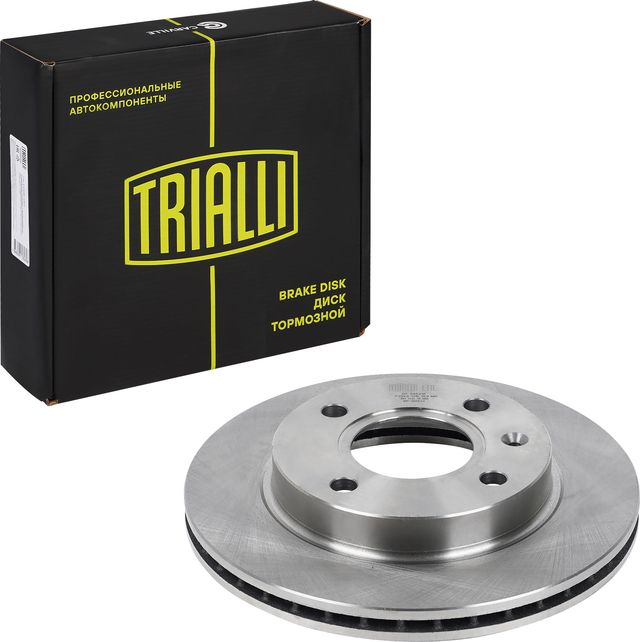 Тормозной диск Trialli передний для Ford Fiesta IV 1995-2003. Артикул DF 095216