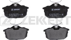 Тормозные колодки Zekkert задние для Mitsubishi Colt VI (Z20/Z30) 2004-2012. Артикул BS-2226