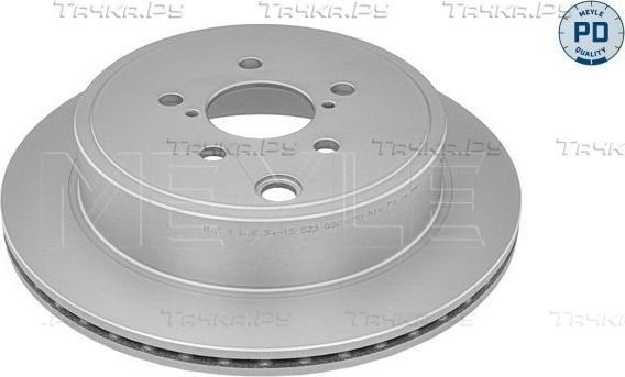 Тормозной диск Meyle PD задний для Subaru Legacy V 2010-2014. Артикул 34-15 523 0005/PD