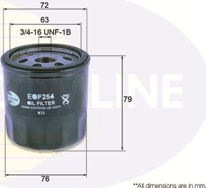 Масляный фильтр Comline для Volkswagen Jetta VI 2011-2019. Артикул EOF254