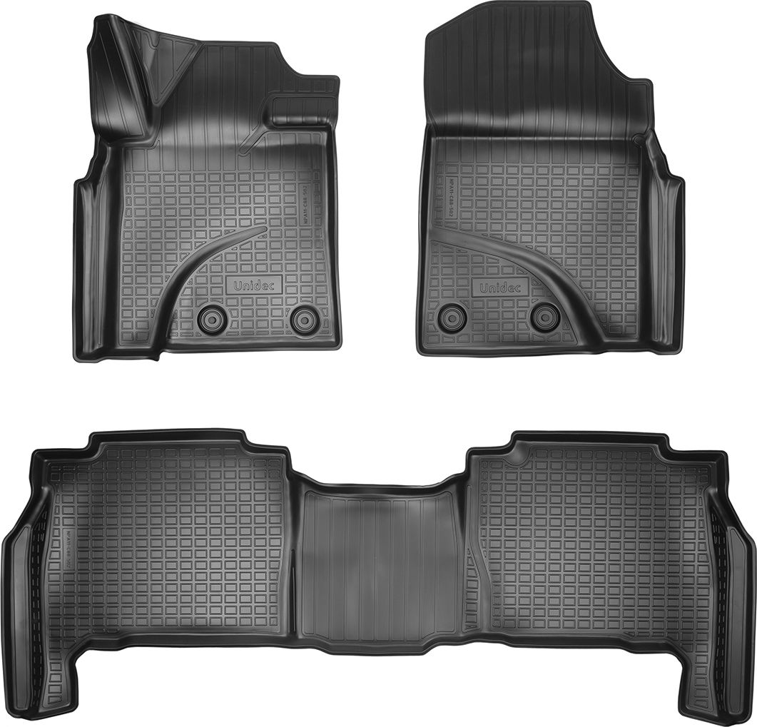 Коврики 3D Норпласт для салона Toyota Land Cruiser 200 J20A 5-7 мест 2012-2021. Артикул NPA11-C88-502