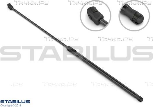 Амортизатор (упор) капота Stabilus Lift-O-Mat®. Артикул 050460