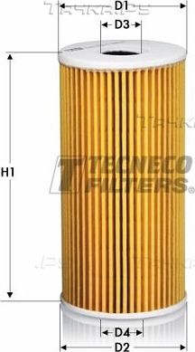 Масляный фильтр  Tecneco Filters. Артикул OL2167E
