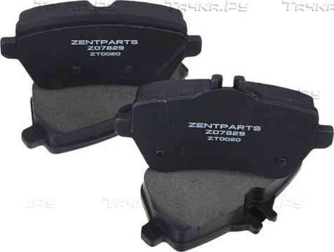 Тормозные колодки Zentparts. Артикул Z07829