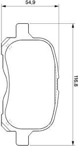 Тормозные колодки Bosch. Артикул 0 986 424 692