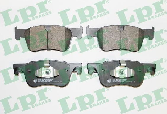 Тормозные колодки LPR передние для Citroen C4 Picasso II 2013-2018. Артикул 05P1852