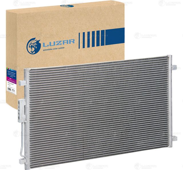 Радиатор кондиционера (конденсатор) Luzar для Chrysler Voyager IV 1999-2008. Артикул LRAC 0348