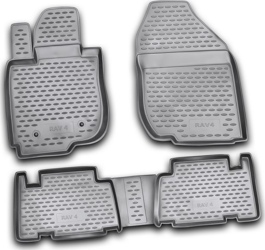 Коврики Element для салона Toyota RAV4 III 2006-2010 короткая база СЕРЫЕ. Артикул NLC.48.09.211