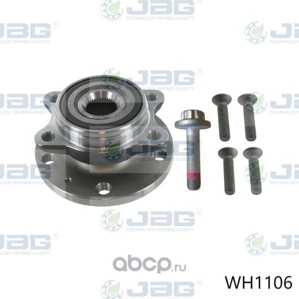Ступица в сборе с подшипником SKODA YETI (5L) 05,09- 1.8 TSI 4x4 (JBG) JBG. Артикул WH1106