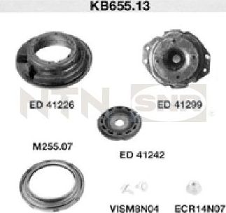 Опора амортизатора (стойки) NTN / SNR. Артикул KB655.13