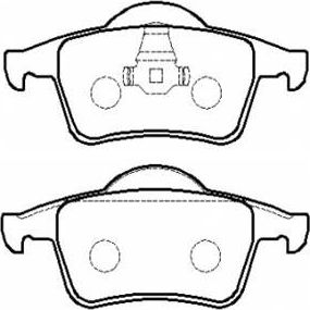 Тормозные колодки HSB. Артикул HP8560