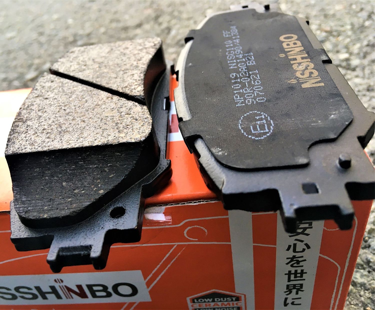 Тормозные колодки Nisshinbo. Артикул NP1019