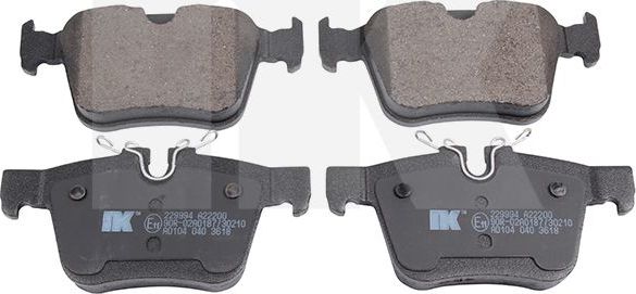 Тормозные колодки NK. Артикул 229994