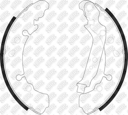 Тормозные колодки NiBK. Артикул FN0622