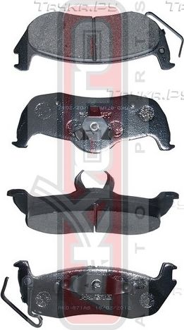 Тормозные колодки Akyoto Packing AKYOTO задние для Jeep Commander XK, XH 2005-2010. Артикул AKD-871AB