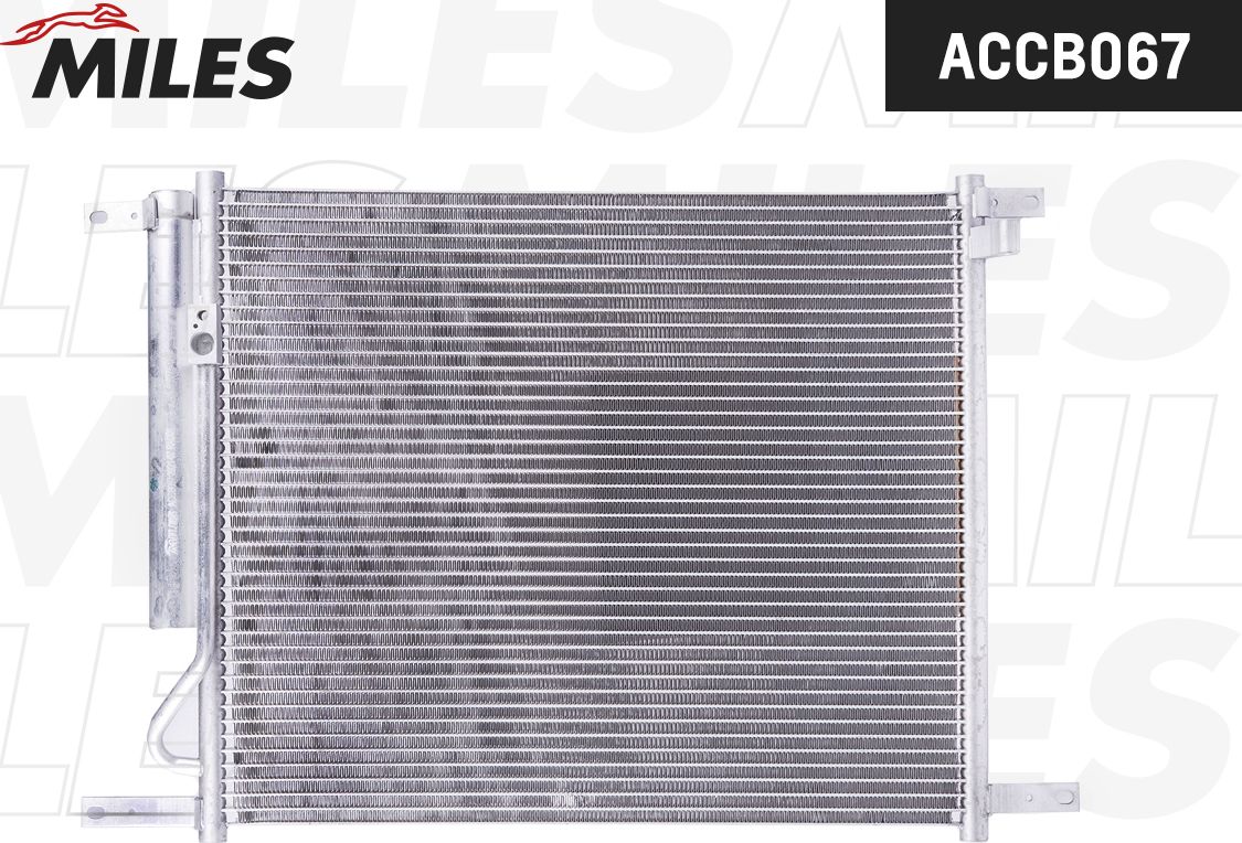 Радиатор кондиционера (конденсатор) Miles (алюминий). Артикул ACCB067