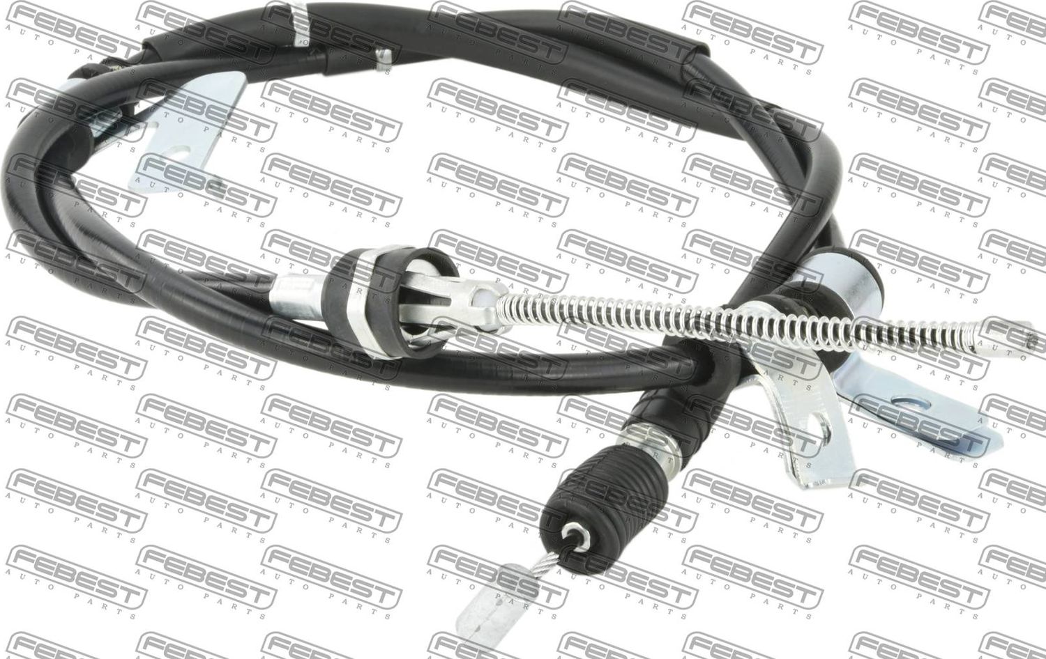 Трос ручника (тросик ручного тормоза) Febest. Артикул 07100-SN413RH