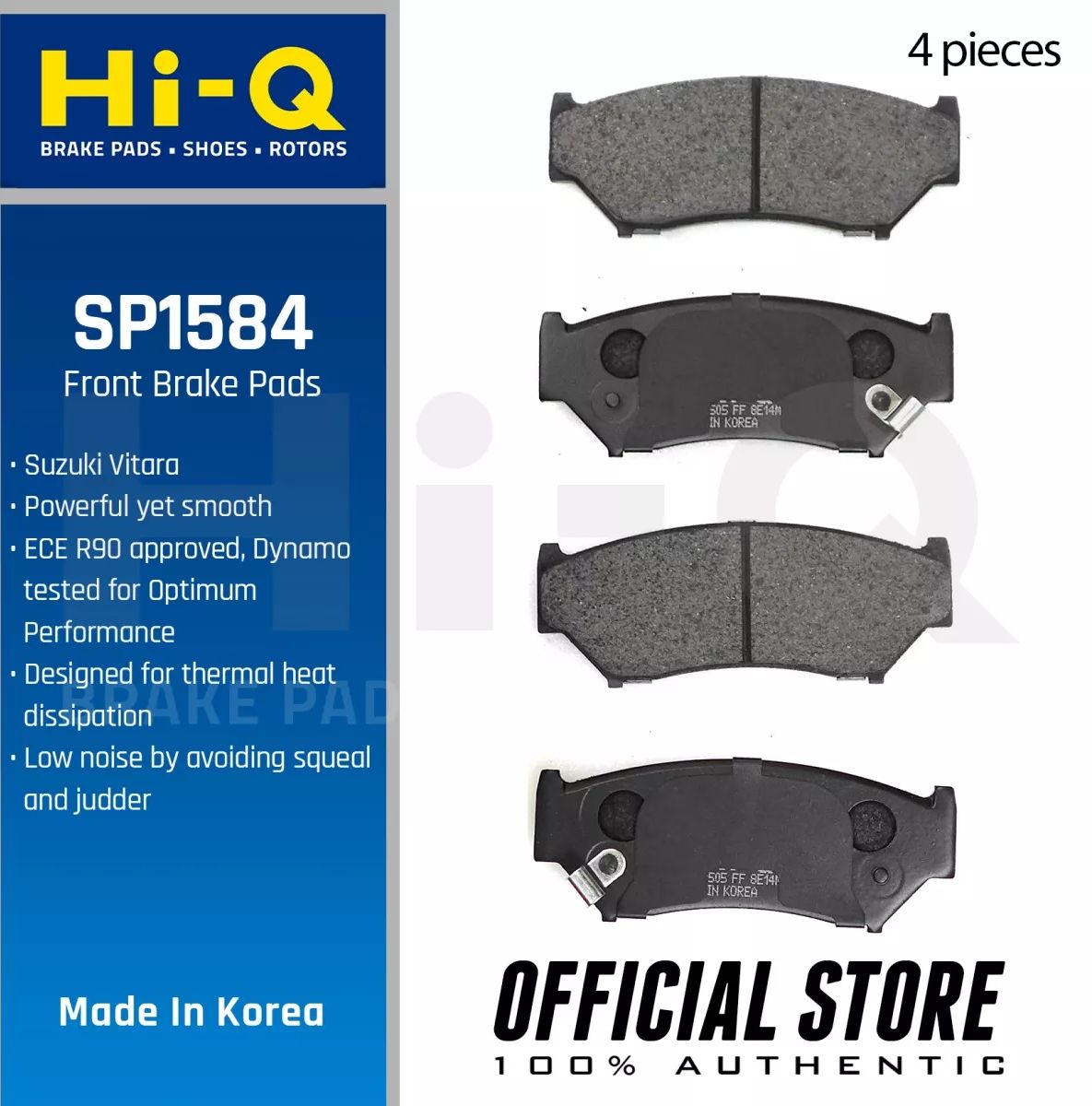 Тормозные колодки Sangsin Hi-Q. Артикул SP1584