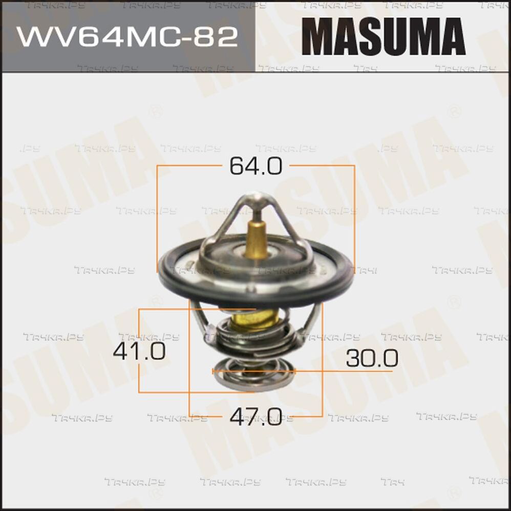 Термостат Masuma для Nissan Almera Tino I 2000-2006. Артикул WV64MC-82