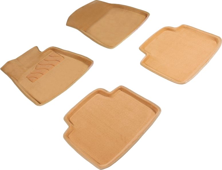 Коврики Seintex 3D ворсовые для салона Lexus GS III 300 2005-2012 БЕЖЕВЫЕ. Артикул 84730