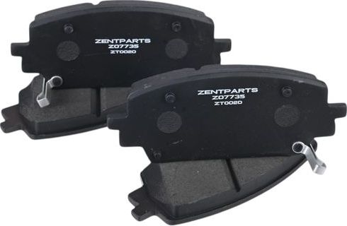 Тормозные колодки Zentparts. Артикул Z07735