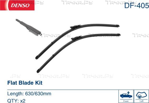 Щетки стеклоочистителя (дворники) Denso. Артикул DF-405