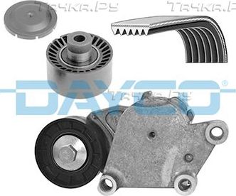 Приводной ремень поликлиновой с роликами (комплект) Dayco. Артикул KPV093