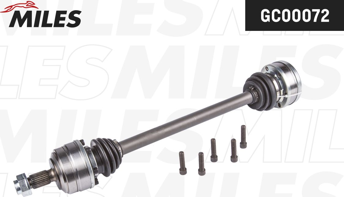 Полуось (привод в сборе, приводной вал) Miles. Артикул GC00072