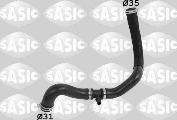 Патрубок радиатора (системы охлаждения) Sasic. Артикул 3400269