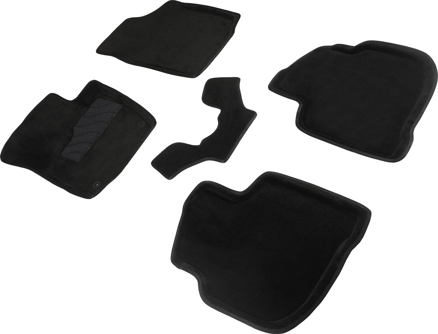 Коврики текстильные 3D Seintex для салона Skoda Rapid рестайлинг 2017-2020. Артикул 90257