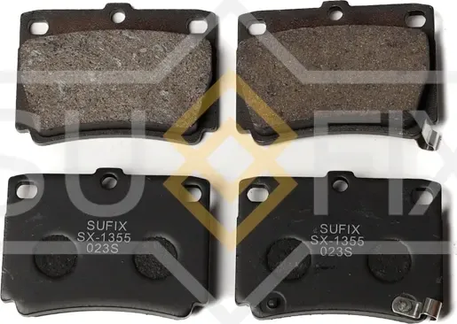 Колодки тормозные задние (Sufix). Артикул SX1355