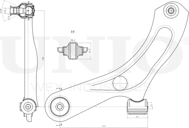 Рычаг подвески (Unio). Артикул SSP-40156