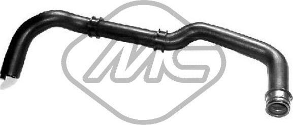 Патрубок радиатора (системы охлаждения) Metalcaucho. Артикул 08477