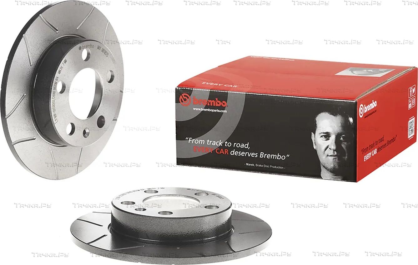 Тормозной диск Brembo XTRA LINE - Max задний для SEAT Arona I 2017-2026. Артикул 08.7165.75
