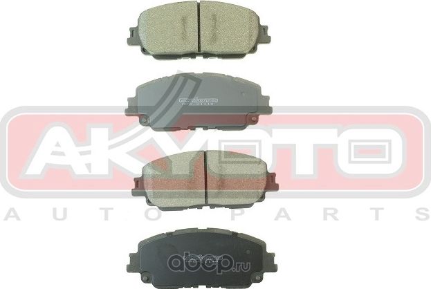 Колодки тормозные TOYOTA CAMRY XV70 (Akyoto). Артикул akd-01110