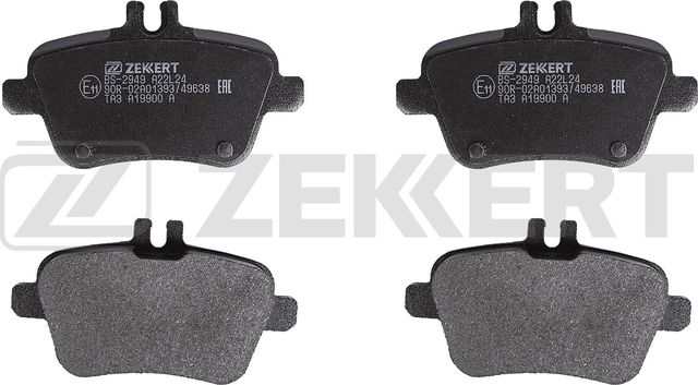 Тормозные колодки Zekkert задние для Mercedes-Benz SLC I (R172) 2016-2026. Артикул BS-2949