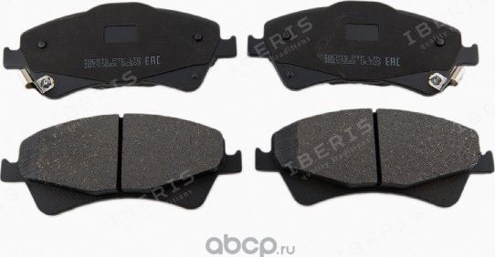 КОЛОДКИ ТОРМОЗНЫЕ ПЕР К-Т TOYOTA AVENSIS III (T270) (Iberis). Артикул IB153222 
