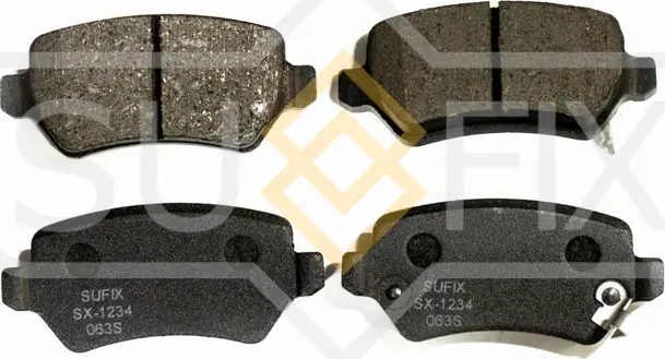 Колодки тормозные задние (Sufix). Артикул SX1234