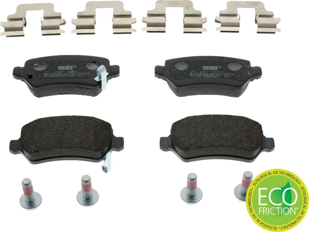 Тормозные колодки Ferodo Premier Eco Friction. Артикул FDB1521